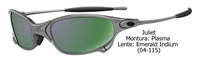 Oakley Juliet Plasma/Emerald Iridium (04-115)